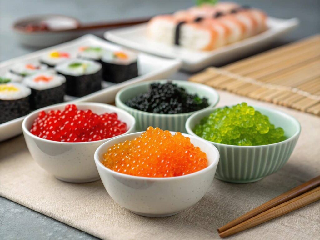 What is tobiko? Different Types Of Tobiko Fish Roe