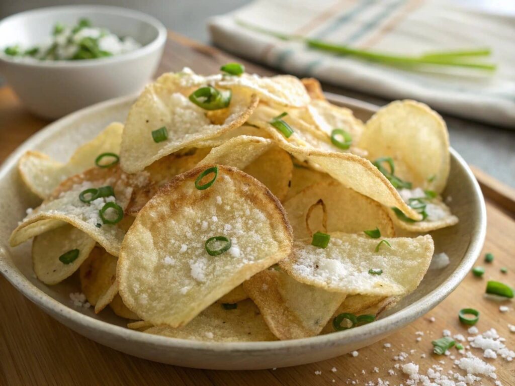 Homemade Sour Cream And Onion Chips