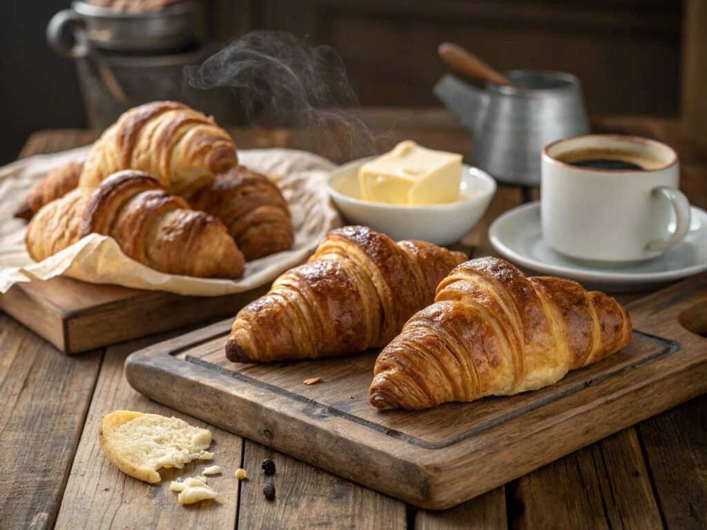 Perfectly Baked Croissants