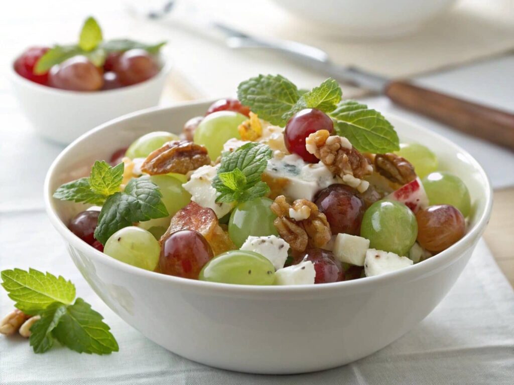 Delicious Grape Salad With Cream Cheese