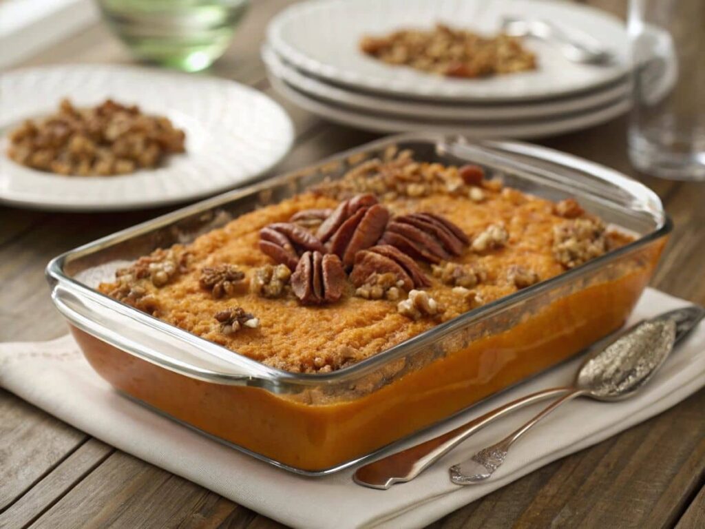 Delicious Paula Deen Sweet Potato Casserole